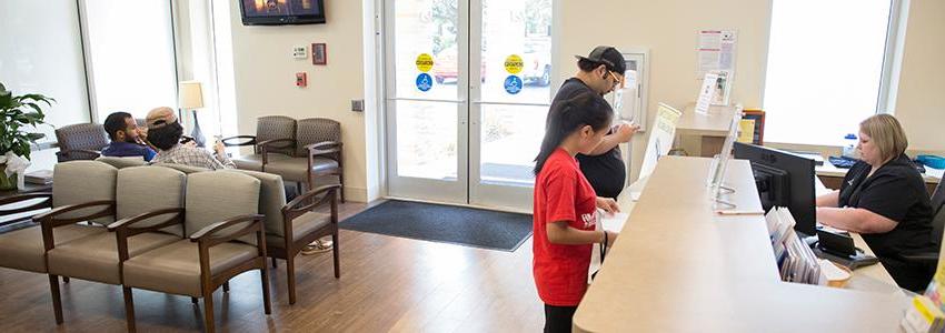 Student Health Center Check in