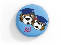 南paw和Ms. Pawla Graduation button